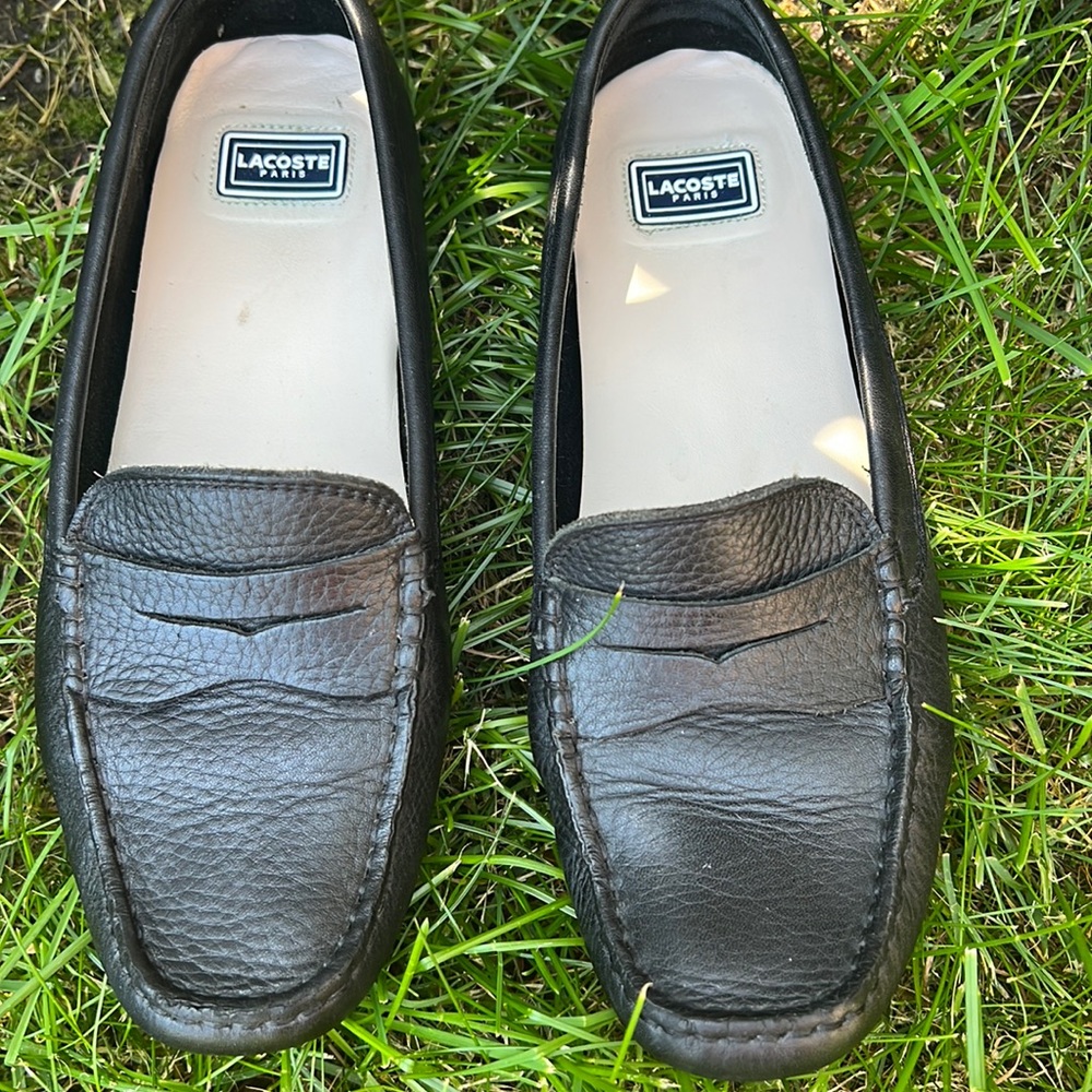 LACOSTE moccasin shoes, size 7.5